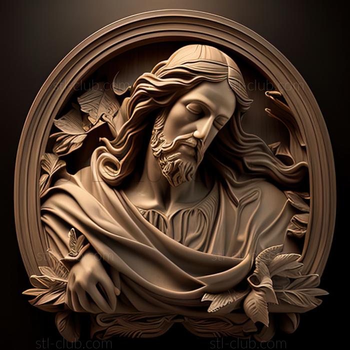 3D model st jesus (STL)